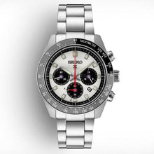 Load image into Gallery viewer, Seiko Prospex Speedtimer Solar Chronograph Silver Dial Silver Steel Strap Watch for Men - SSC911