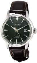 Load image into Gallery viewer, Seiko Presage Cocktail Time Automatic Green Dial Brown Leather Strap Watch for Men - SRPD37J1