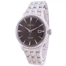 Load image into Gallery viewer, Seiko Presage Cocktail Time Automatic Black Dial Silver Steel Strap Watch for Men - SRPE17J1