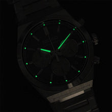 Load image into Gallery viewer, Seiko Conceptual Chronograph White Dial Silver Steel Strap Watch for Men - SSB451P1