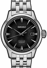 Load image into Gallery viewer, Seiko Presage Cocktail Time Automatic Black Dial Silver Steel Strap Watch for Men - SRPE17J1