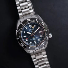 Load image into Gallery viewer, Seiko Prospex Diver Scuba Automatic Blue Dial Silver Steel Strap Watch for Men - SBEJ021