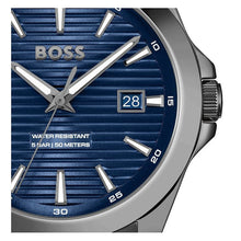 Load image into Gallery viewer, Hugo Boss Strike Blue Dial Gunmetal Grey Steel Strap Watch for Men - 1514175