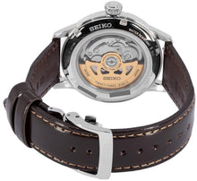 Load image into Gallery viewer, Seiko Presage Cocktail Time Automatic Green Dial Brown Leather Strap Watch for Men - SRPD37J1