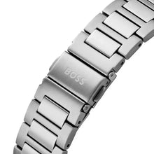 Load image into Gallery viewer, Hugo Boss Strike Chronograph Black Dial Silver Steel Strap Watch for Men - 1514290