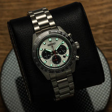 Load image into Gallery viewer, Seiko Prospex Speedtimer Solar Chronograph Silver Dial Silver Steel Strap Watch for Men - SSC911