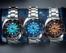 Load image into Gallery viewer, Seiko Prospex US Special Edition King Turtle Automatic Brown Dial Silver Steel Strap Watch for Men - SRPH55