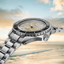 Load image into Gallery viewer, Seiko Prospex Polygonal Divers Automatic Pearl White Dial Silver Steel Strap Watch for Men - SPB481J1