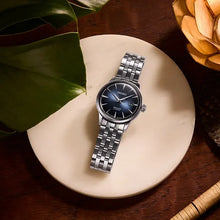 Load image into Gallery viewer, Seiko Presage Cocktail Time Automatic Blue Dial Silver Steel Strap Watch for Men - SRPB41J1