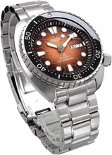 Load image into Gallery viewer, Seiko Prospex US Special Edition King Turtle Automatic Brown Dial Silver Steel Strap Watch for Men - SRPH55