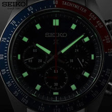 Load image into Gallery viewer, Seiko Prospex Speedtimer Solar Chronograph Blue Dial Silver Steel Strap Watch for Men - SSC913