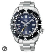 Load image into Gallery viewer, Seiko Prospex Diver Scuba Automatic Blue Dial Silver Steel Strap Watch for Men - SBEJ021