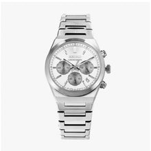 Load image into Gallery viewer, Seiko Conceptual Chronograph White Dial Silver Steel Strap Watch for Men - SSB451P1
