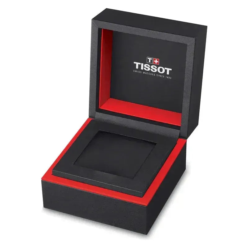 Tissot PR 100 Black Dial Black Leather Strap Watch for Men - T150.410.16.051.00