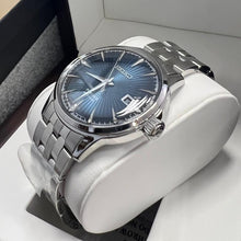 Load image into Gallery viewer, Seiko Presage Cocktail Time Automatic Blue Dial Silver Steel Strap Watch for Men - SRPB41J1