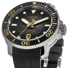 Load image into Gallery viewer, Tissot Seastar 2000 Professional Powermatic 80 Black Dial Black Rubber Strap Watch for Men - T120.607.17.441.01