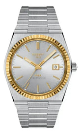 Tissot PRX Powermatic 80 Gold Automatic Silver Dial Silver Steel Strap Watch for Men - T931.407.41.031.01
