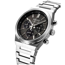 Load image into Gallery viewer, Seiko Conceptual Chronograph Grey Dial Silver Steel Strap Watch for Men - SSB455P1