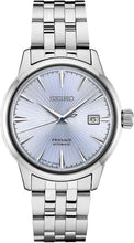 Load image into Gallery viewer, Seiko Presage Cocktail Time Automatic Ice Blue Dial Silver Steel Strap Watch for Men - SRPE19J1