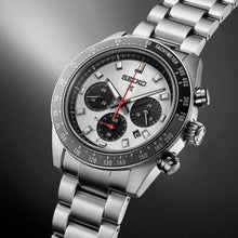 Load image into Gallery viewer, Seiko Prospex Speedtimer Solar Chronograph Silver Dial Silver Steel Strap Watch for Men - SSC911