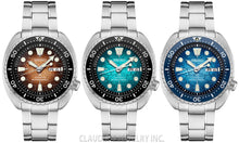 Load image into Gallery viewer, Seiko Prospex US Special Edition King Turtle Automatic Brown Dial Silver Steel Strap Watch for Men - SRPH55