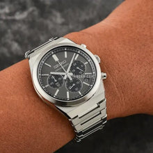 Load image into Gallery viewer, Seiko Conceptual Chronograph Grey Dial Silver Steel Strap Watch for Men - SSB455P1