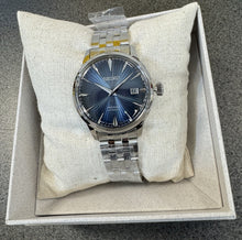 Load image into Gallery viewer, Seiko Presage Cocktail Time Automatic Blue Dial Silver Steel Strap Watch for Men - SRPB41J1