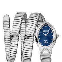 Load image into Gallery viewer, Just Cavalli Classico Lungo Blue Dial Silver Steel Strap Watch for Women - JC1L248M0015