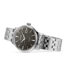 Load image into Gallery viewer, Seiko Presage Cocktail Time Automatic Black Dial Silver Steel Strap Watch for Men - SRPE17J1