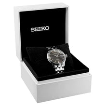 Load image into Gallery viewer, Seiko Presage Cocktail Time Automatic Black Dial Silver Steel Strap Watch for Men - SRPE17J1