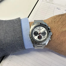 Load image into Gallery viewer, Seiko Prospex Speedtimer Solar Chronograph Silver Dial Silver Steel Strap Watch for Men - SSC911
