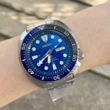 Load image into Gallery viewer, Seiko Prospex Save The Ocean Diver's Automatic Blue Dial Silver Steel Strap Watch for Men - SRPD21J1