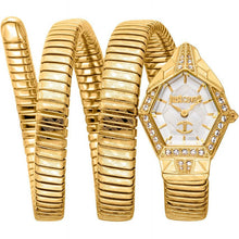 Load image into Gallery viewer, Just Cavalli Mesmerizing White Dial Gold Steel Strap Watch for Women - JC1L304M0025