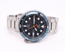 Load image into Gallery viewer, Seiko 5 Sports Automatic Blue Dial Silver Steel Strap Watch for Men - SRPC63J1