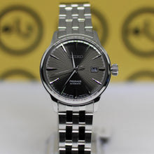 Load image into Gallery viewer, Seiko Presage Cocktail Time Automatic Black Dial Silver Steel Strap Watch for Men - SRPE17J1