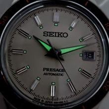 Load image into Gallery viewer, Seiko Presage Champagne Dial Silver Steel Strap Watch For Men - SRPH93J1
