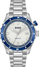 Load image into Gallery viewer, Hugo Boss Bossmatic Automatic White Dial Silver Steel Strap Watch for Men - 1514212