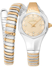 Load image into Gallery viewer, Just Cavalli Amalfi Gold Dial Two Tone Steel Strap Watch for Women - JC1L270M0055