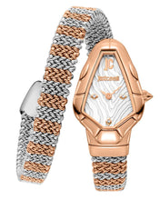 Load image into Gallery viewer, Just Cavalli Fiamma Silver Dial Two Tone Steel Strap Watch for Women - JC1L426M0065