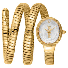 Load image into Gallery viewer, Just Cavalli After Party Silver Dial Gold Steel Strap Watch for Women - JC1L269M0025