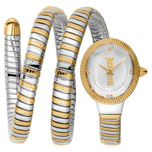 Load image into Gallery viewer, Just Cavalli After Party Silver Dial Two Tone Steel Strap Watch for Women - JC1L269M0055