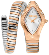 Load image into Gallery viewer, Just Cavalli Ferocious Silver Dial Two Tone Steel Strap Watch for Women - JC1L306M0075