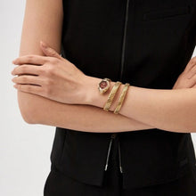 Load image into Gallery viewer, Just Cavalli Mesmerizing Red Dal Gold Steel Strap Watch for Women - JC1L304M0035