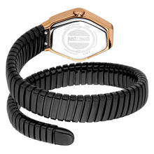 Load image into Gallery viewer, Just Cavalli Splora Black Dial Black Steel Strap Watch for Women - JC1L394M0075
