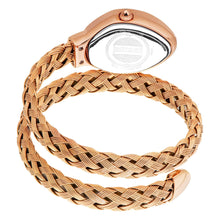 Load image into Gallery viewer, Just Cavalli Novara Green Dial Rose Gold Steel Strap Watch for Women - JC1L264M0045