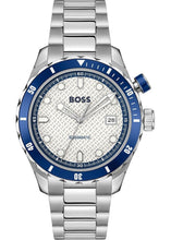 Load image into Gallery viewer, Hugo Boss Bossmatic Automatic White Dial Silver Steel Strap Watch for Men - 1514212