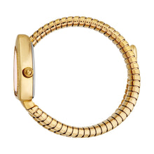 Load image into Gallery viewer, Just Cavalli Lady Snake Red Dial Gold Steel Strap Watch for Women - JC1L249M0025