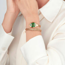 Load image into Gallery viewer, Just Cavalli Novara Green Dial Rose Gold Steel Strap Watch for Women - JC1L264M0045