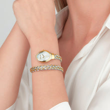 Load image into Gallery viewer, Just Cavalli Novara Mother of Pearl Dial Two Tone Steel Strap Watch for Women - JC1L264M0055