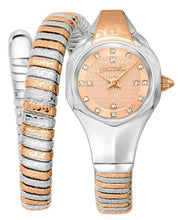 Load image into Gallery viewer, Just Cavalli Amalfi Rose Gold Dial Two Tone Steel Strap Watch for Women - JC1L270M0065